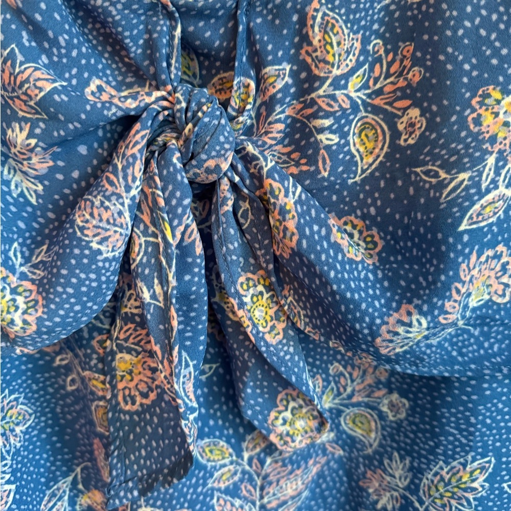 Sienna Sky Blue Floral‎ Dress - Picture 2 of 5